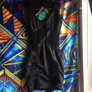 Mini black club dress